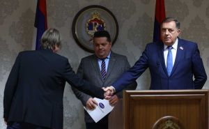 Foto: Dž. K. / Radiosarajevo.ba / Sastanak Dodik - trojka