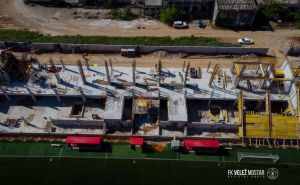 Foto: FK Velež / Radovi na stadionu 'Rođeni'