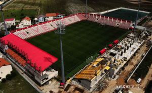 Foto: FK Velež / Radovi na stadionu 'Rođeni'