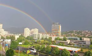 Foto: L. R. /Radiosarajevo.ba / Duga iznad Sarajeva