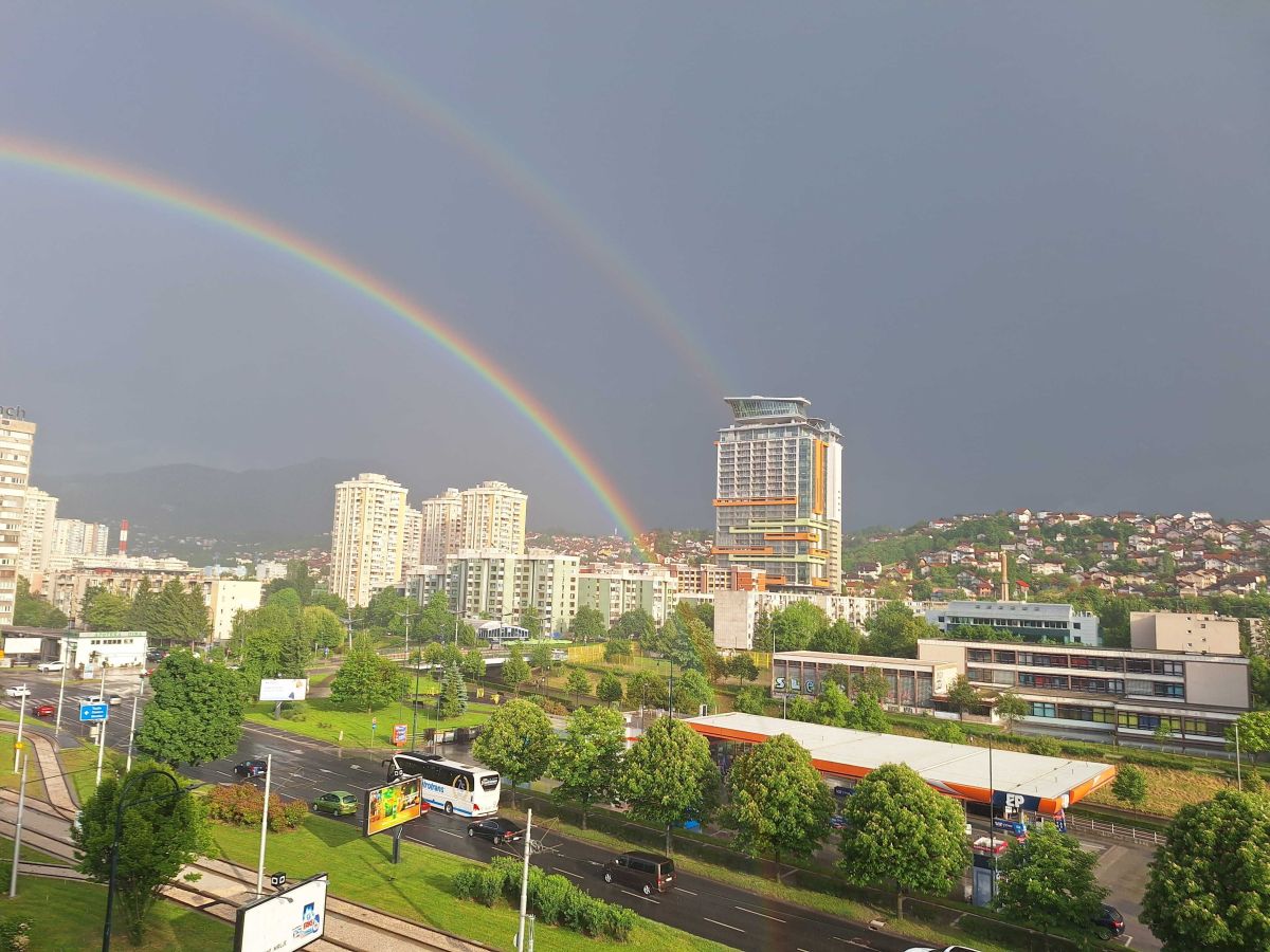 Duga iznad Sarajeva