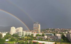 Foto: L. R. /Radiosarajevo.ba / Duga iznad Sarajeva