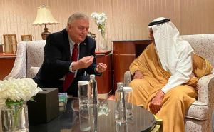 Foto: Privatni album / Zlatko Lagumdžija i Princ Turki Al Faisal