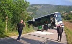 Foto: Slobodna Dalmacija / Zapalio se školski autobus u Hrvatskoj