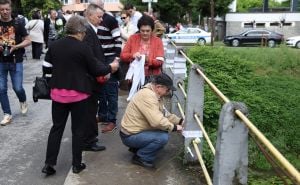 FOTO: AA / Dan bijelih traka obilježen u Prijedoru