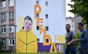Foto: A. K. / Radiosarajevo.ba / Mural u sjećanje na ubijenog Farisa Pendeka