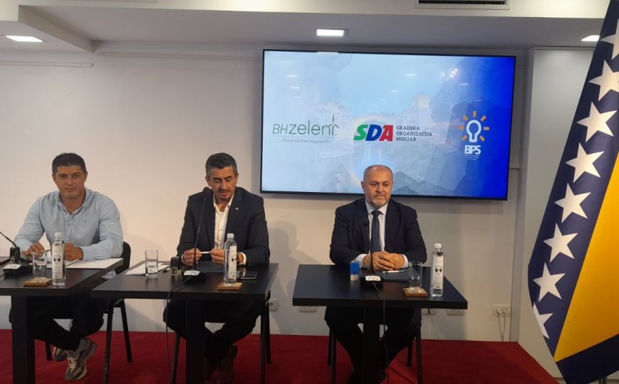 BH Zeleni, BPS i SDA dogovorili zajedničko djelovanje na lokalnim izborima u gradu Mostaru