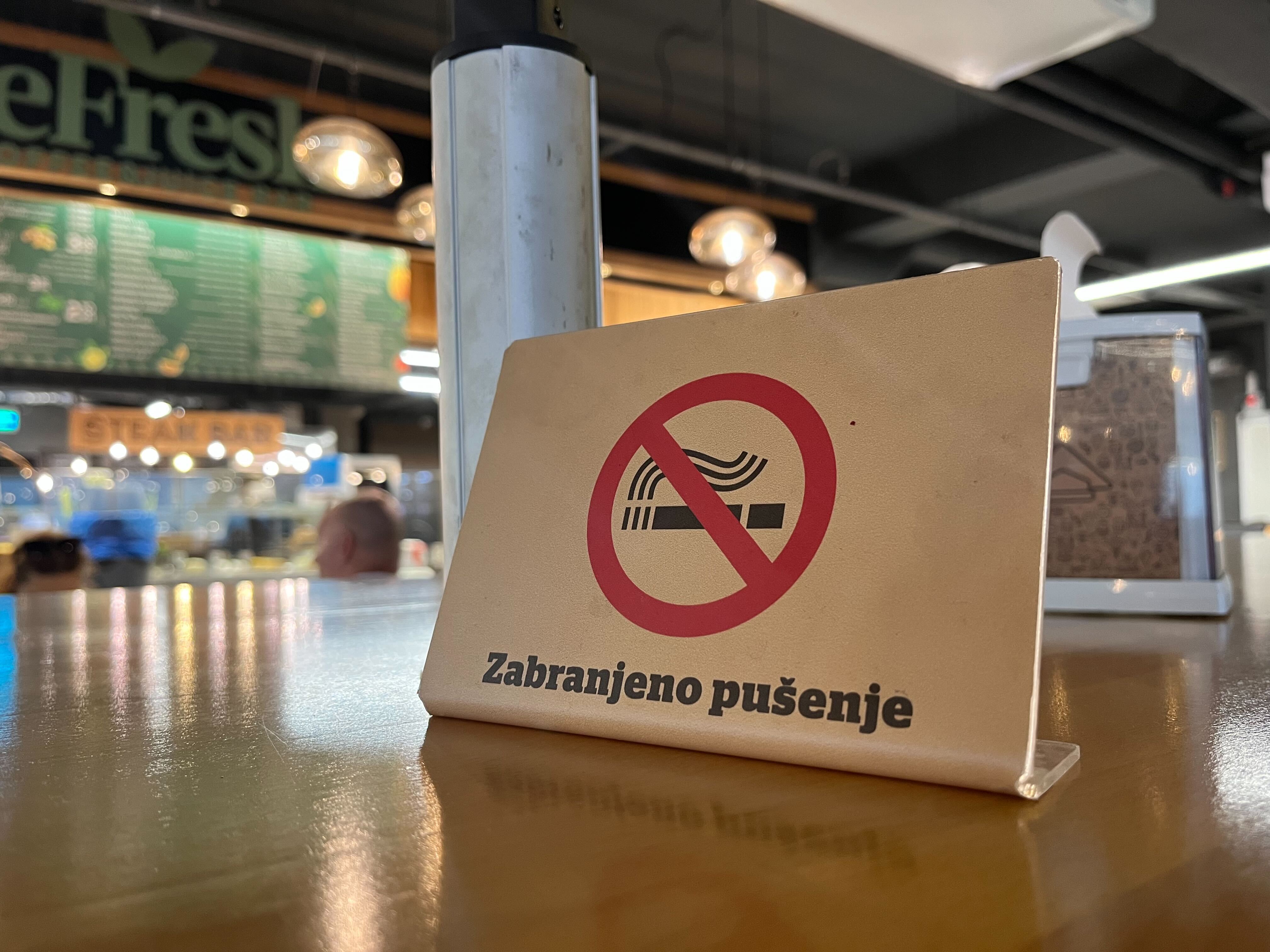 Zabrana pušenja u ugostiteljskim objektima