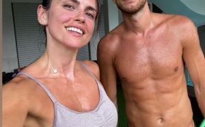 Foto: Facebook / Edin i Amra Džeko poslije treninga