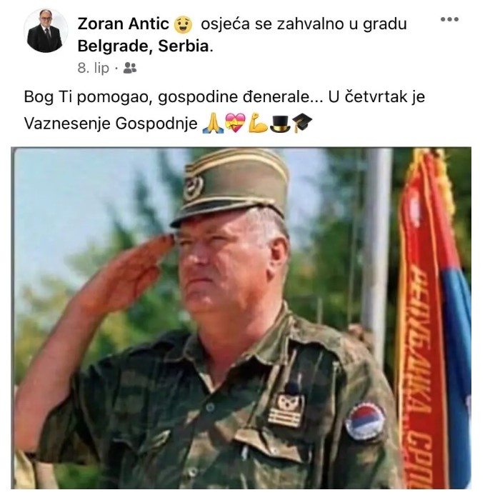 Sramotne objave Zorana Antića