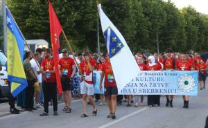 Foto: Dž. K. / Radiosarajevo.ba / Učesnici Marša mira stigli u Potočare