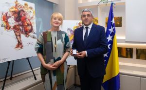 Foto: Ambasada BiH u Španiji / Vesna Andree Zaimović i Zurab Pololikashvili