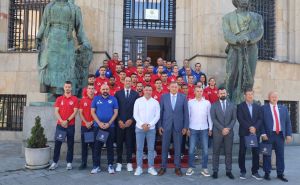 Foto: X.com / Milorad Dodik u posjeti FK Borac