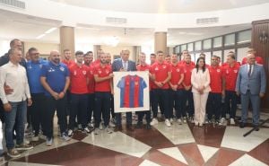 Foto: X.com / Milorad Dodik u posjeti FK Borac