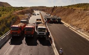 Foto: Autoceste FBiH / Probno opterećenje mosta Hercegovina / Koridor Vc