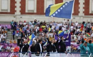 Foto: Olimpijski komitet BiH / Bh. olimpijci na otvaranju Igara u Parizu