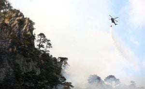 Foto: Dž. K. / Radiosarajevo.ba / Gašenje požara na Tjentištu