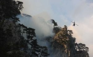 Foto: Dž. K. / Radiosarajevo.ba / Gašenje požara na Tjentištu