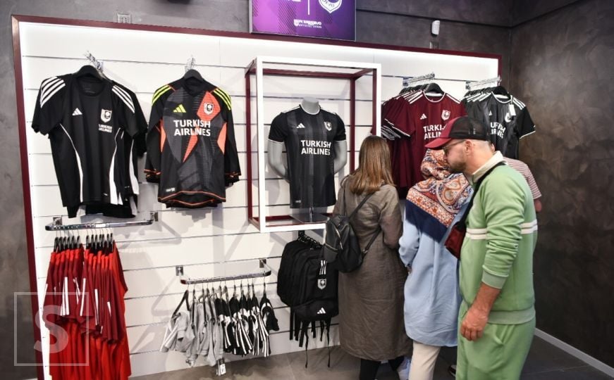 U Ferhadiji otvoren novi fan shop FK Sarajevo