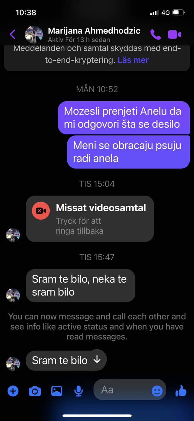 Poruka koju je Mirsad dobio