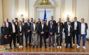 Foto: Kabinet Željka Komšića / Komšić ugostio izaslanstvo Košarkaškog kluba "Dubai Basketball Club"