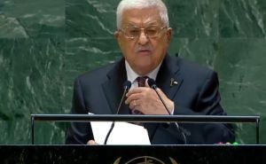 FOTO: Screenshot / Mahmoud Abbas se obratio pred Generalnom skupštinom UN