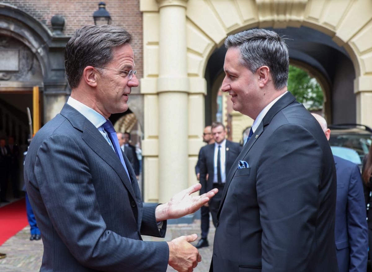 Mark Rutte i Denis Bećirović