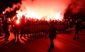 Foto: Dž. K. / Radiosarajevo.ba / Korteo BH Fanaticosa u Zenici