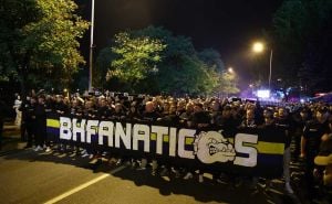 Foto: Dž. K. / Radiosarajevo.ba / Korteo BH Fanaticosa u Zenici