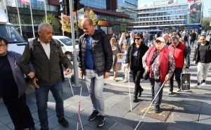 Foto: Općina Centar Sarajevo / U Sarajevu obilježen Međunarodni dan bijelog štapa