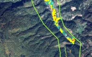 Foto: Copernicus Emergency Management Service CEMS / Fojnica i Kreševo