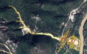 Foto: Copernicus Emergency Management Service CEMS / Donja Jablanica