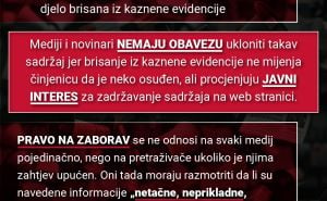 Infografika: Radiosarajevo.ba / Pravo na zaborav i novinarstvo