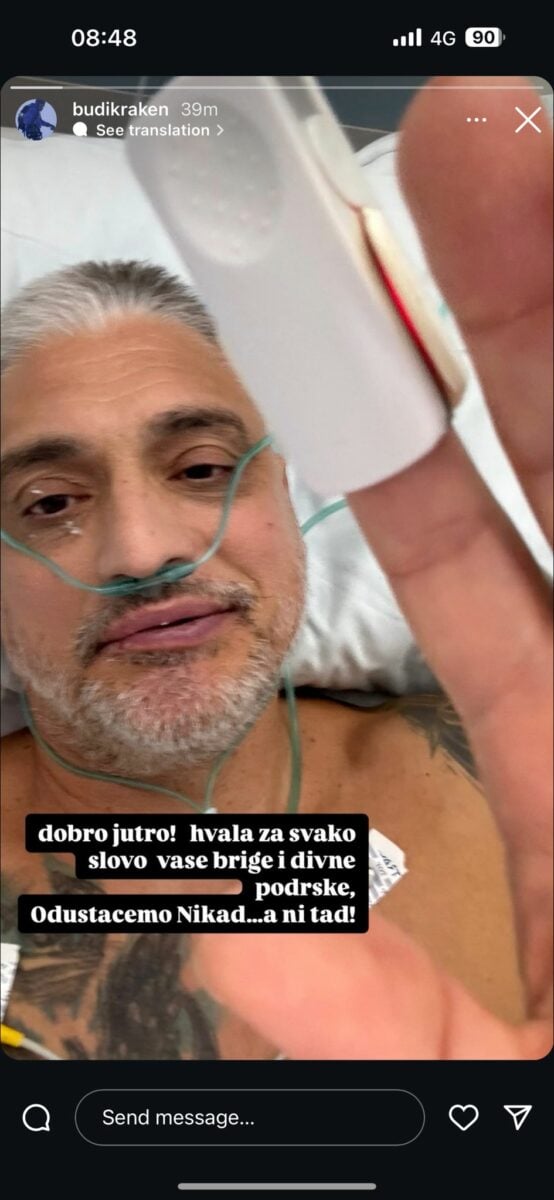 Čedomir Jovanović u bolnici