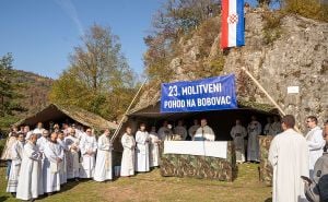 Foto: MO BiH / Održano tradicionalno katoličko vojno hodočašće na Bobovac