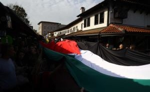 Foto: Dž.K./Radiosarajevo / Protesti za Palestinu, 2024. godine