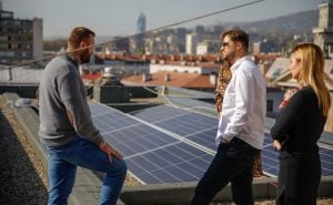 Foto: Općina Stari Grad / Postavljanje fotonaponske elektrane na krovu zgrade Općine Stari Grad Sarajevo