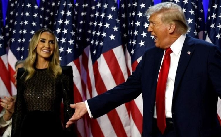 Lara Trump i Donald Trump