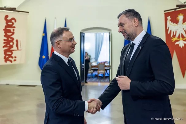 Andrzej Duda i Elmedin Konaković