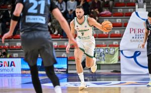 Foto: FIBA / Miralem Halilović u dresu Dinamu Sassarija
