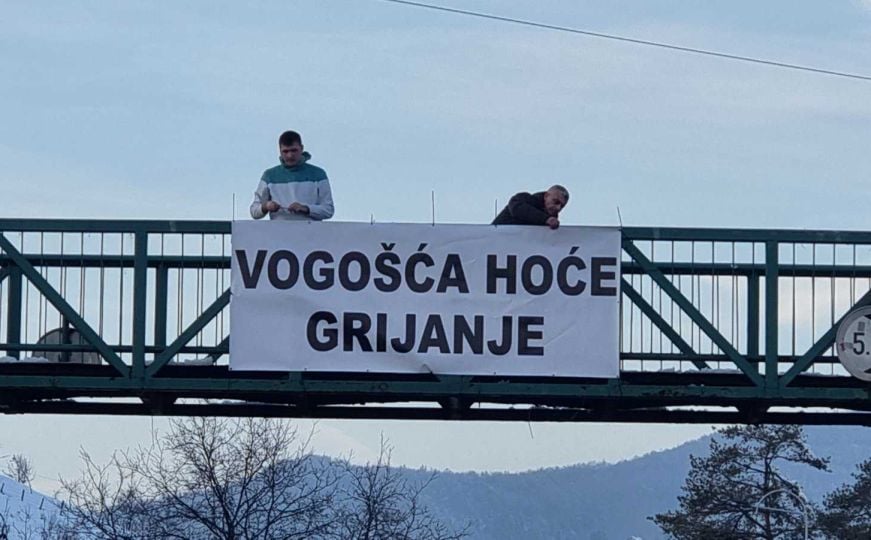 Vogošćani naložili vatru na protestima