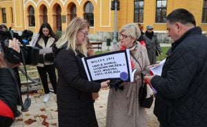 Foto: Fena  / Protest protiv femicida u Mostaru