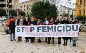 Foto: Fena  / Protest protiv femicida u Mostaru