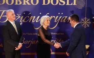 Foto: Dž. K. / Radiosarajevo.ba / Božićni prijem Borjane Krišto