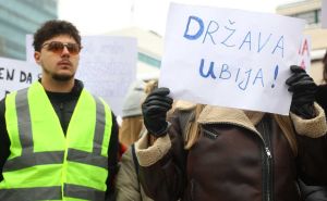 Foto: Dž. K. / Radiosarajevo.ba / Protesti u Sarajevu