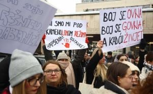 Foto: Dž. K. / Radiosarajevo.ba / Protesti u Sarajevu