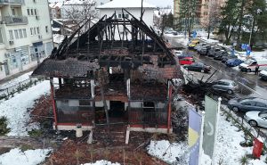 Foto: MINA  / Hadži Pašina džamija nakon požara