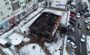 Foto: MINA  / Hadži Pašina džamija nakon požara