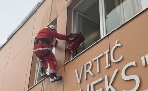 Foto: GSS Novi Grad Sarajevo / Akcija spašavanja Djeda Mraza