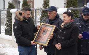 Foto: MUP KS / Obilježena 12. godišnjica ubistva policijskog službenika Muhidina Pivodića